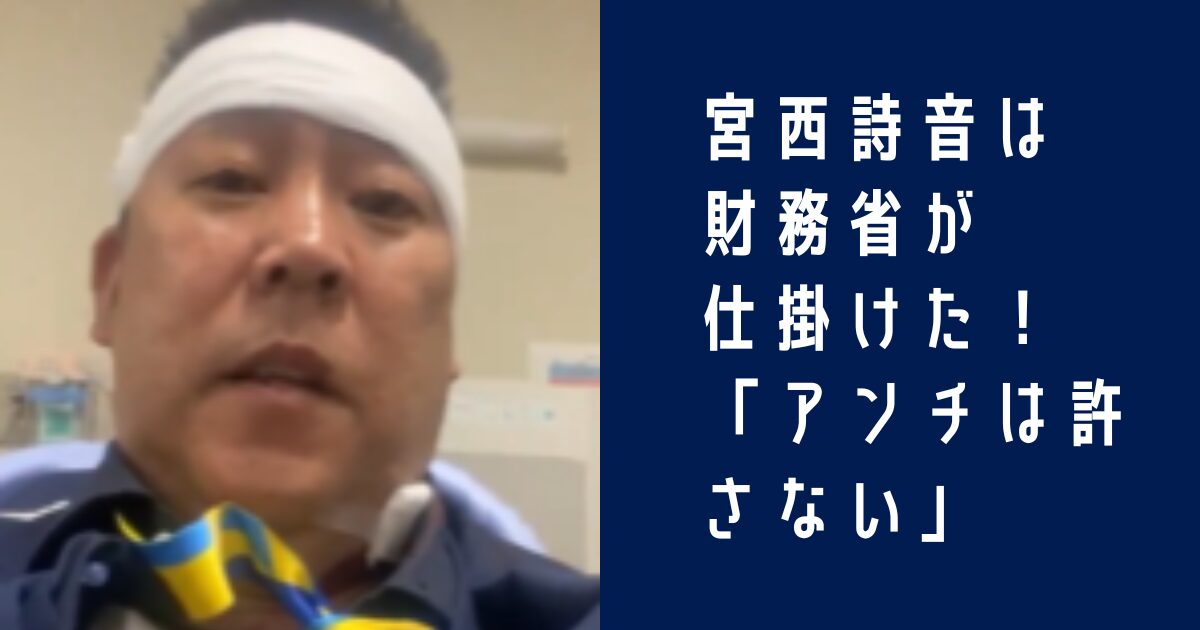 宮西詩音は財務省が仕掛けた！「アンチは許さない」立花孝志傷害事件 | PenPen NEWS